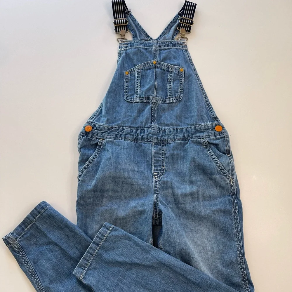 Gymboree Lightweight Denim Overalls Blue Jean Girl’s Size 8
